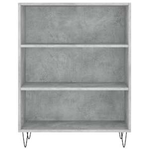 Skříň highboard betonově šedá 69,5x34x180 cm kompozitní dřevo - obrázek 8
