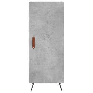 Skříň highboard betonově šedá 34,5x34x180 cm kompozitní dřevo - obrázek 6