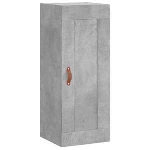 Skříň highboard betonově šedá 34,5x34x180 cm kompozitní dřevo - obrázek 8