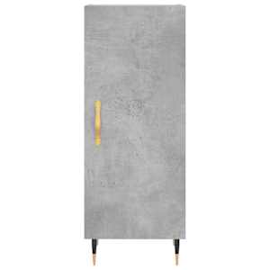 Skříň highboard betonově šedá 34,5x34x180 cm kompozitní dřevo - obrázek 5