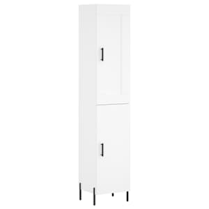 Skříň highboard bílá 34,5 x 34 x 180 cm kompozitní dřevo - obrázek 2