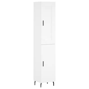 Skříň highboard bílá 34,5 x 34 x 180 cm kompozitní dřevo - obrázek 2