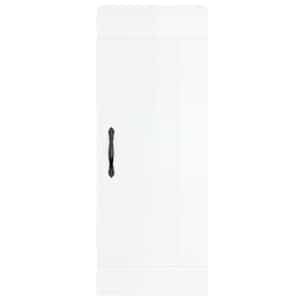 Skříň highboard bílá s vysokým leskem 34,5x34x180 cm kompozit - obrázek 7