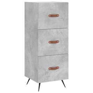 Skříň highboard betonově šedá 34,5x34x180 cm kompozitní dřevo - obrázek 5