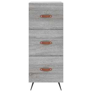 Skříň highboard šedá sonoma 34,5 x 34 x 180 cm kompozitní dřevo - obrázek 6