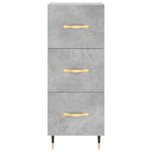 Skříň highboard betonově šedá 34,5x34x180 cm kompozitní dřevo - obrázek 6