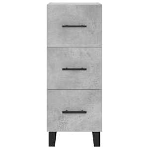 Skříň highboard betonově šedá 34,5x34x180 cm kompozitní dřevo - obrázek 6