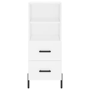 Skříň highboard bílá 34,5 x 34 x 180 cm kompozitní dřevo - obrázek 6