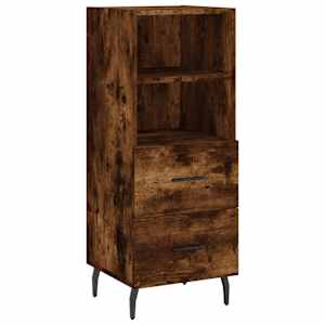 Skříň highboard kouřový dub 34,5 x 34 x 180 cm kompozitní dřevo - obrázek 5
