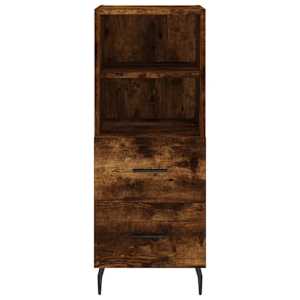 Skříň highboard kouřový dub 34,5 x 34 x 180 cm kompozitní dřevo - obrázek 6
