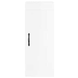 Skříň highboard bílá s vysokým leskem 34,5x34x180 cm kompozit - obrázek 7