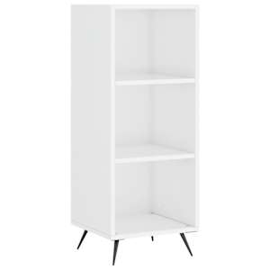 Skříň highboard bílá s vysokým leskem 34,5x34x180 cm kompozit - obrázek 5