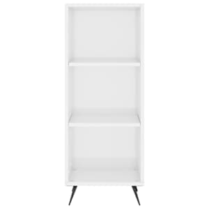 Skříň highboard bílá s vysokým leskem 34,5x34x180 cm kompozit - obrázek 6