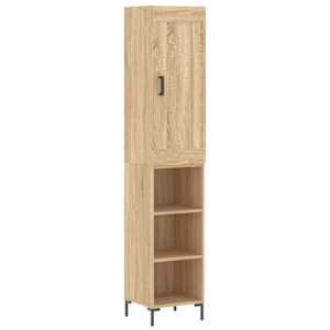 Skříň highboard dub sonoma 34,5 x 34 x 180 cm kompozitní dřevo - obrázek 2