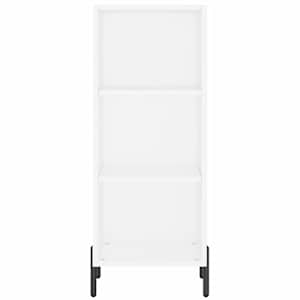 Skříň highboard bílá 34,5 x 34 x 180 cm kompozitní dřevo - obrázek 6