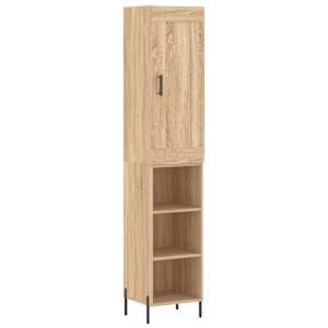 Skříň highboard dub sonoma 34,5 x 34 x 180 cm kompozitní dřevo - obrázek 2