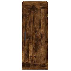 Skříň highboard kouřový dub 34,5 x 34 x 180 cm kompozitní dřevo - obrázek 7