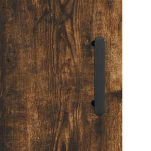Skříň highboard kouřový dub 34,5 x 34 x 180 cm kompozitní dřevo - obrázek 10