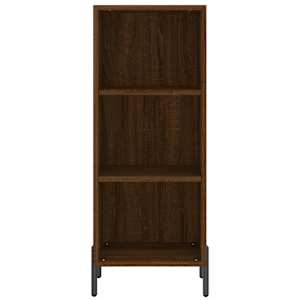 Skříň highboard hnědý dub 34,5 x 34 x 180 cm kompozitní dřevo - obrázek 6