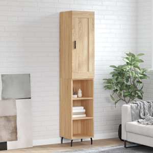 Skříň highboard dub sonoma 34,5 x 34 x 180 cm kompozitní dřevo - obrázek 1