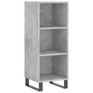 Skříň highboard betonově šedá 34,5x34x180 cm kompozitní dřevo - obrázek 5