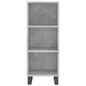 Skříň highboard betonově šedá 34,5x34x180 cm kompozitní dřevo - obrázek 6