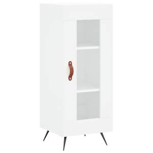 Skříň highboard bílá 34,5 x 34 x 180 cm kompozitní dřevo - obrázek 5