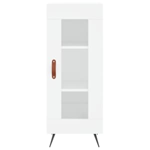 Skříň highboard bílá 34,5 x 34 x 180 cm kompozitní dřevo - obrázek 6