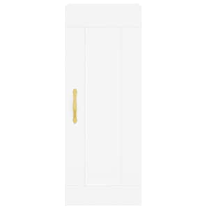 Skříň highboard bílá 34,5 x 34 x 180 cm kompozitní dřevo - obrázek 5