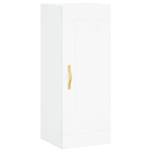 Skříň highboard bílá 34,5 x 34 x 180 cm kompozitní dřevo - obrázek 6