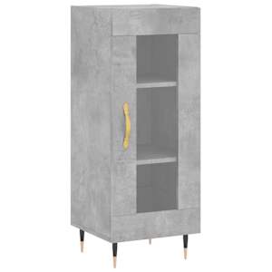 Skříň highboard betonově šedá 34,5x34x180 cm kompozitní dřevo - obrázek 7