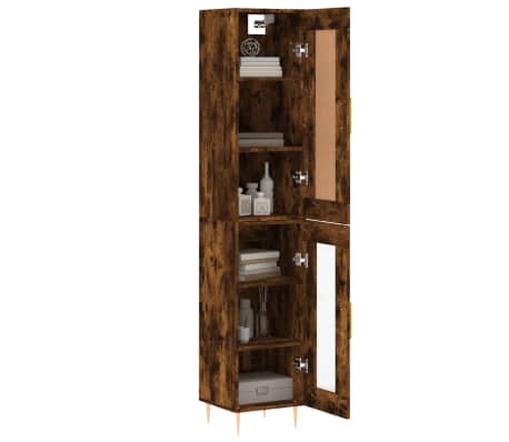 vidaXL Highboard R&auml;uchereiche 34,5x34x180 cm Holzwerkstoff
