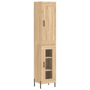 Skříň highboard dub sonoma 34,5 x 34 x 180 cm kompozitní dřevo - obrázek 2
