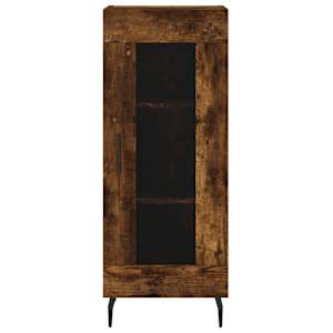 Skříň highboard kouřový dub 34,5 x 34 x 180 cm kompozitní dřevo - obrázek 6