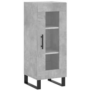 Skříň highboard betonově šedá 34,5x34x180 cm kompozitní dřevo - obrázek 5