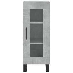 Skříň highboard betonově šedá 34,5x34x180 cm kompozitní dřevo - obrázek 6