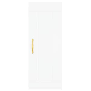 Skříň highboard bílá 34,5 x 34 x 180 cm kompozitní dřevo - obrázek 5