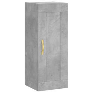 Skříň highboard betonově šedá 34,5x34x180 cm kompozitní dřevo - obrázek 6