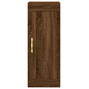 Skříň highboard hnědý dub 34,5 x 34 x 180 cm kompozitní dřevo - obrázek 5