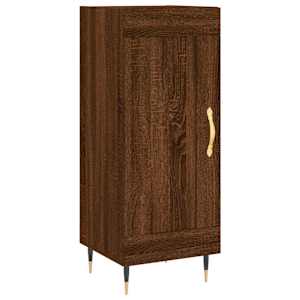 Skříň highboard hnědý dub 34,5 x 34 x 180 cm kompozitní dřevo - obrázek 7