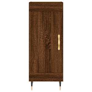 Skříň highboard hnědý dub 34,5 x 34 x 180 cm kompozitní dřevo - obrázek 8