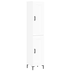 Skříň highboard bílá 34,5 x 34 x 180 cm kompozitní dřevo - obrázek 2