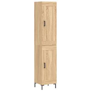 Skříň highboard dub sonoma 34,5 x 34 x 180 cm kompozitní dřevo - obrázek 2