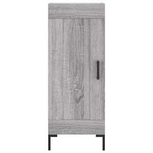 Skříň highboard šedá sonoma 34,5 x 34 x 180 cm kompozitní dřevo - obrázek 6