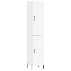 Skříň highboard bílá 34,5 x 34 x 180 cm kompozitní dřevo - obrázek 2