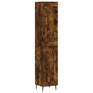 Skříň highboard kouřový dub 34,5 x 34 x 180 cm kompozitní dřevo - obrázek 2