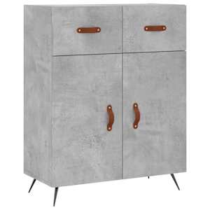 Skříň highboard betonově šedá 69,5x34x180 cm kompozitní dřevo - obrázek 6