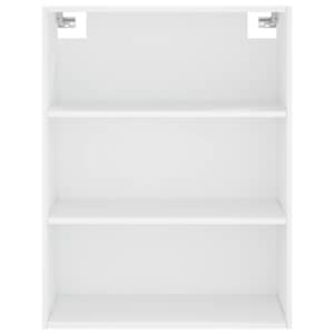 Skříň highboard bílá 69,5 x 34 x 180 cm kompozitní dřevo - obrázek 6