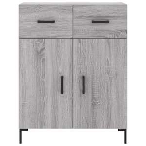 Skříň highboard šedá sonoma 69,5 x 34 x 180 cm kompozitní dřevo - obrázek 8