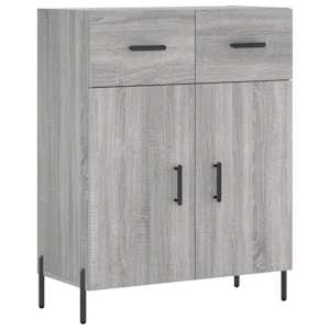 Skříň highboard šedá sonoma 69,5 x 34 x 180 cm kompozitní dřevo - obrázek 7